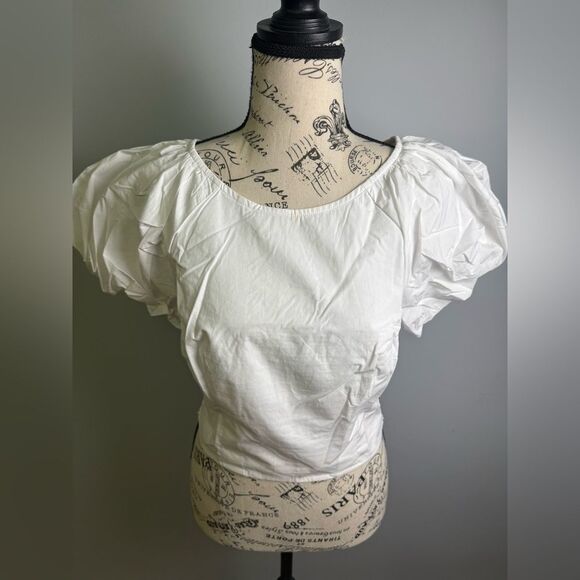J.Crew Fitted puff-sleeve top New size 6 - Picture 5 of 11